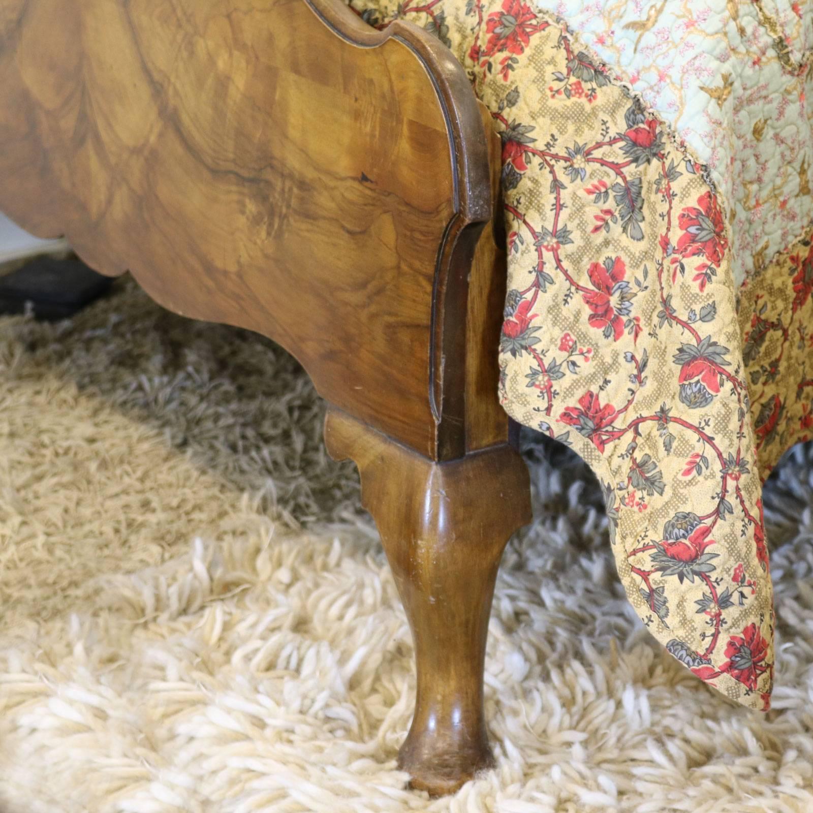 Matching Pair of Queen Anne Style Single Beds, WPS8 at 1stDibs queen anne single bed, queen