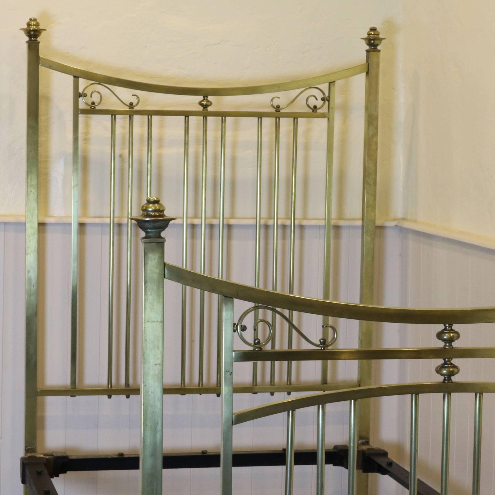 Edwardian Pair of all Brass Beds from Heals - MPS14