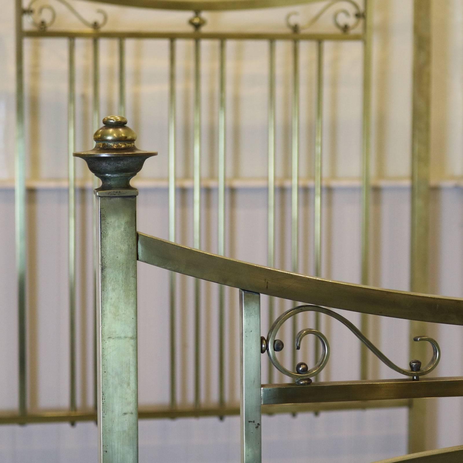 British Pair of all Brass Beds from Heals - MPS14