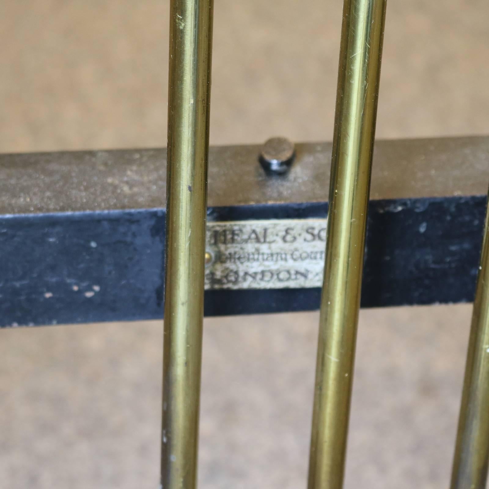 Pair of all Brass Beds from Heals - MPS14 1