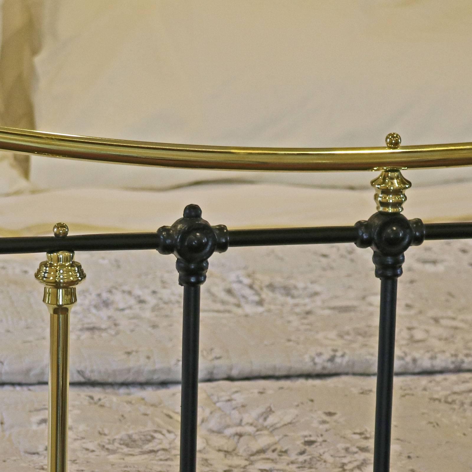 Victorian Brass and Iron Extra Wide Bed MSK24
