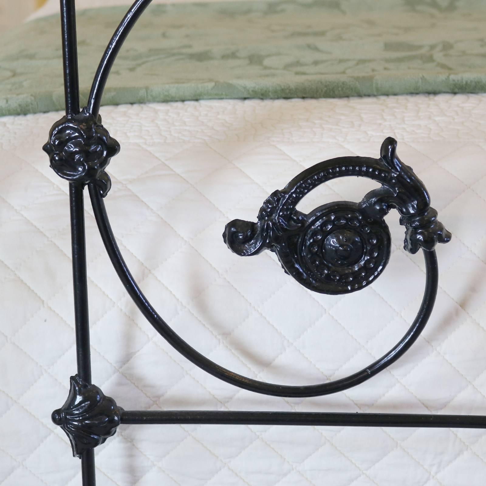 19th Century Cast Iron Four Poster Bed