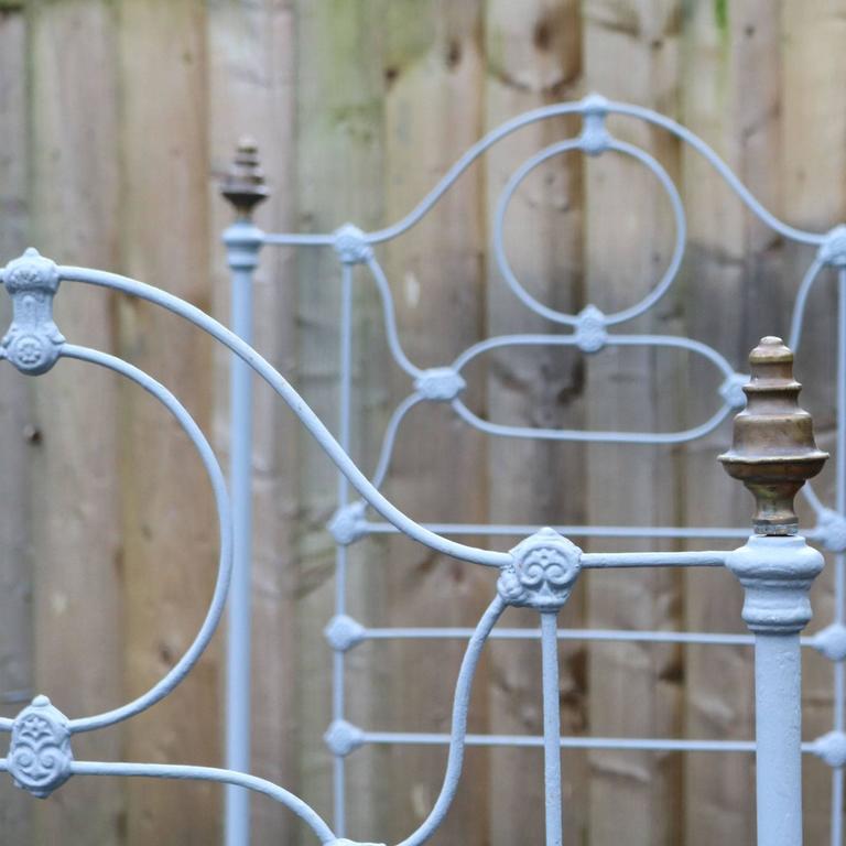 Single Cast Iron Bed at 1stDibs