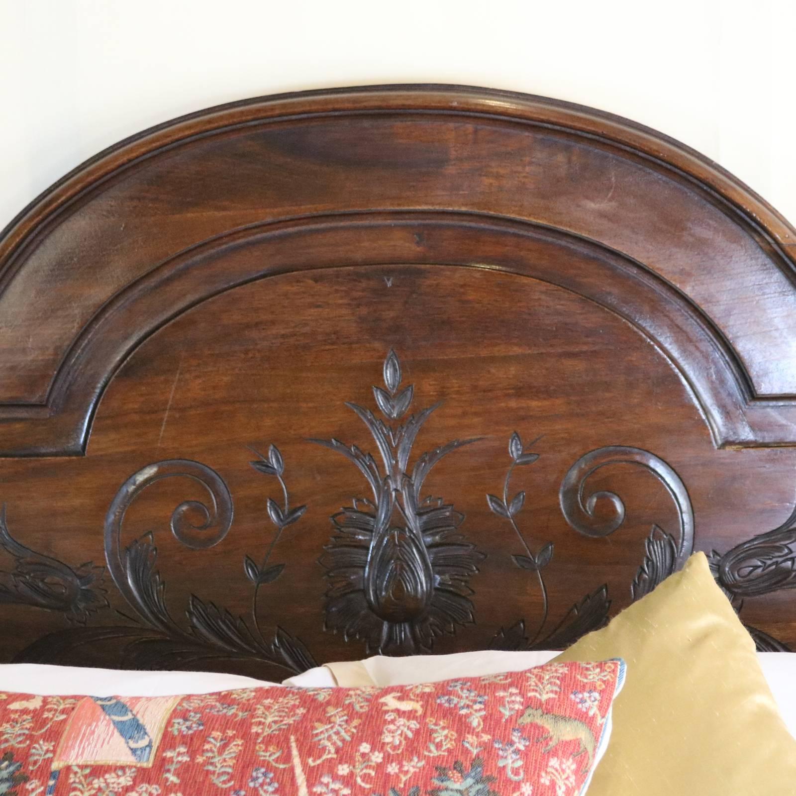 French Chateau Bed in Walnut 2