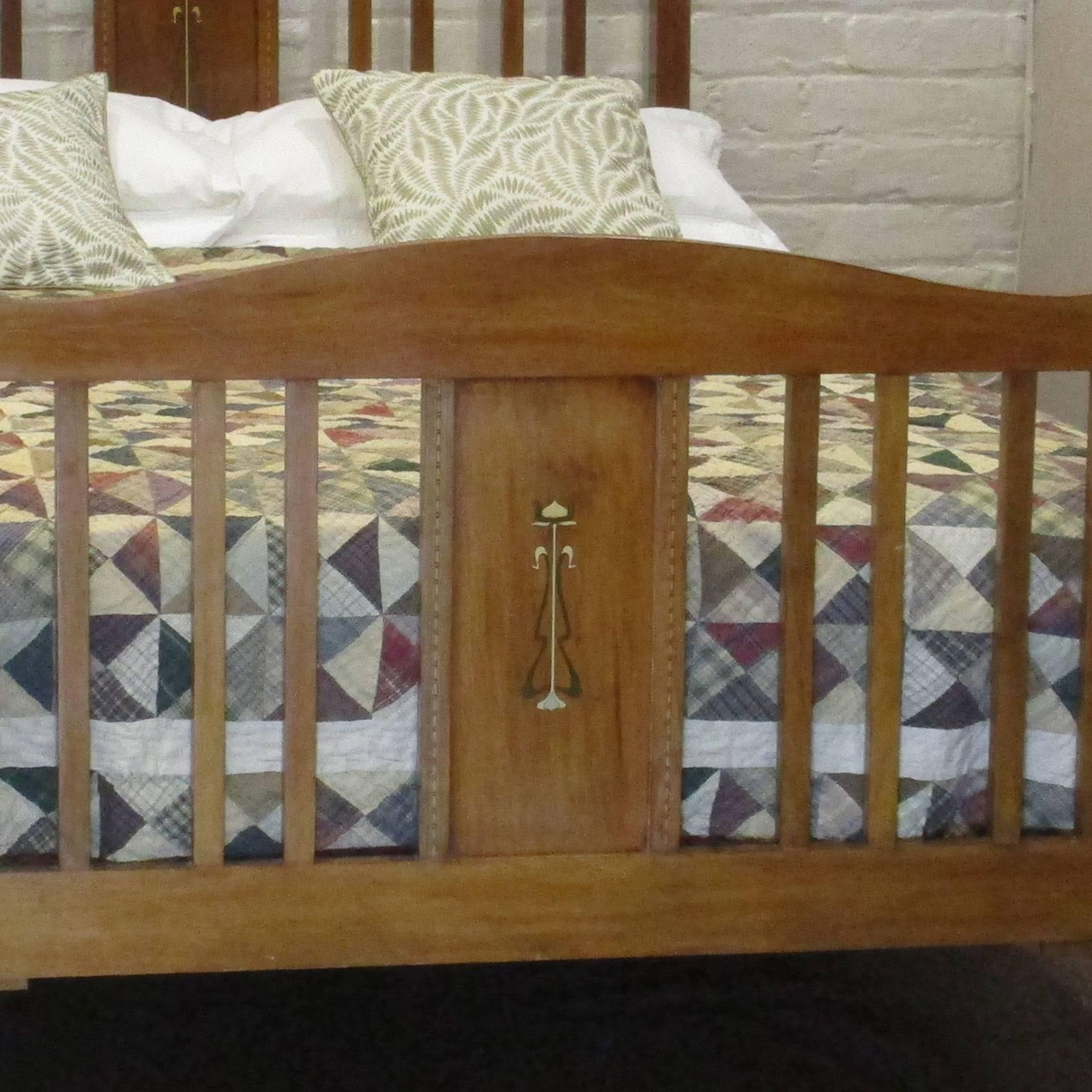 edwardian wooden bed frame