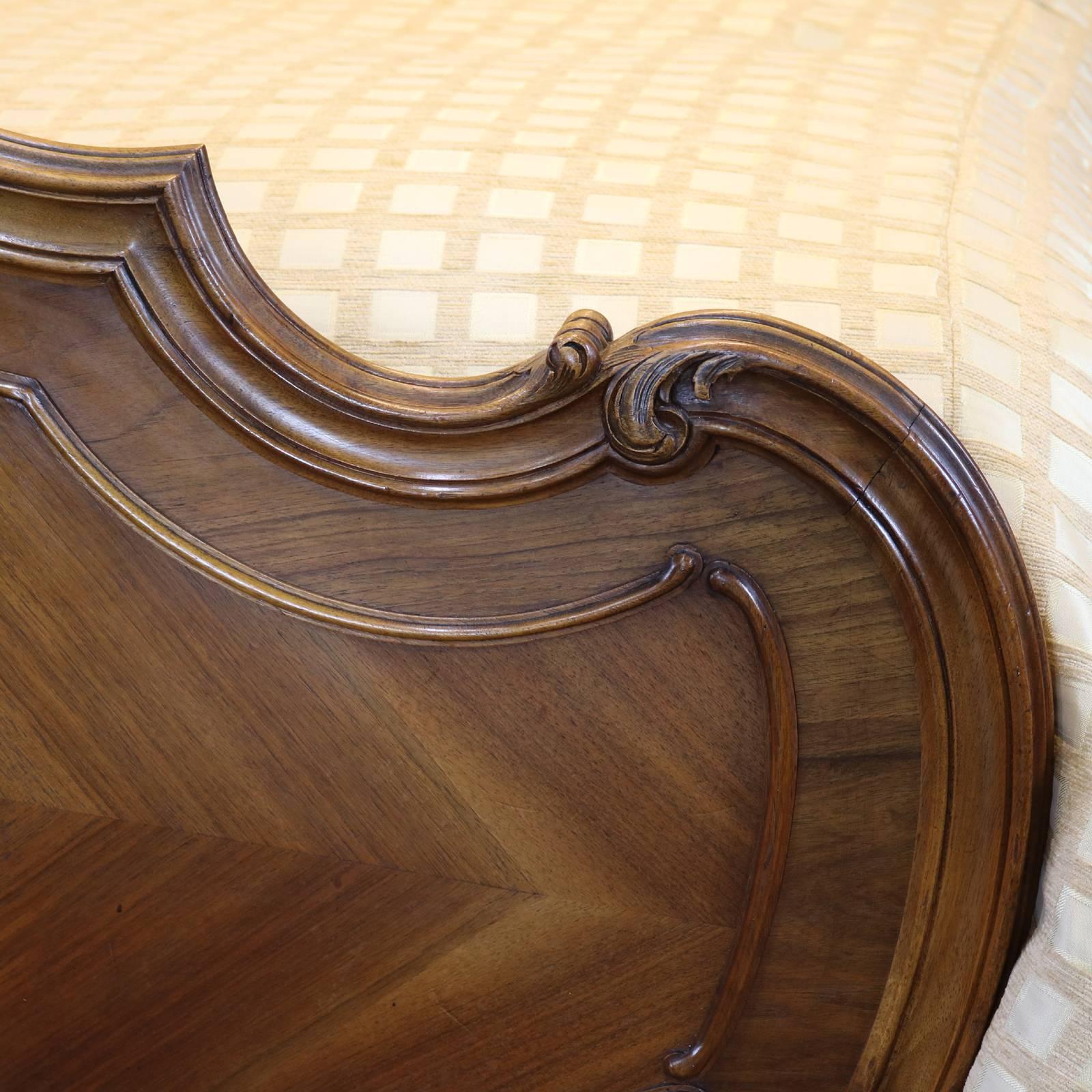 French Walnut Louis XV Style Bed WK65
