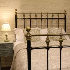 Double Brass and Iron Bed