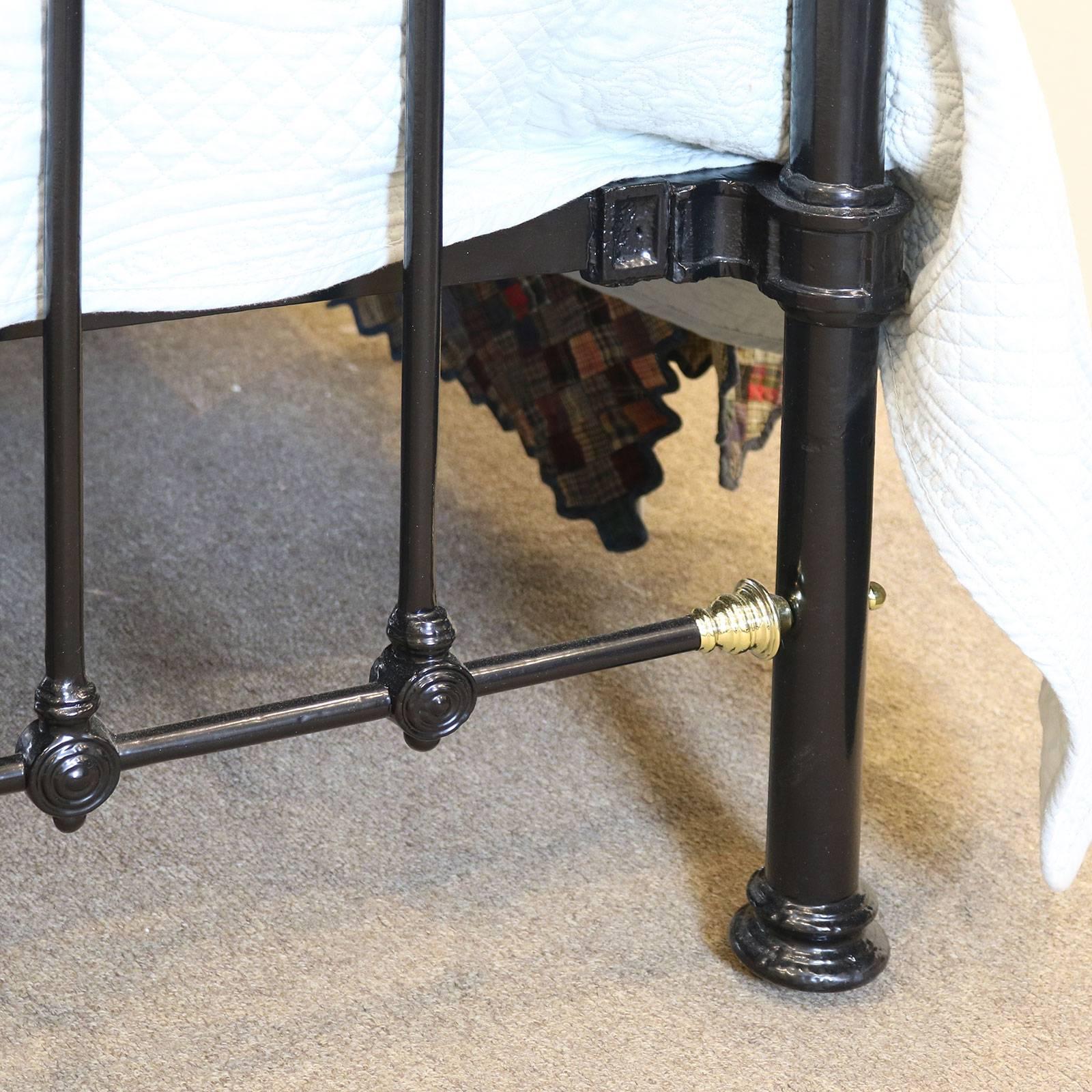 Brass Wide Classical Victorian Iron Bed