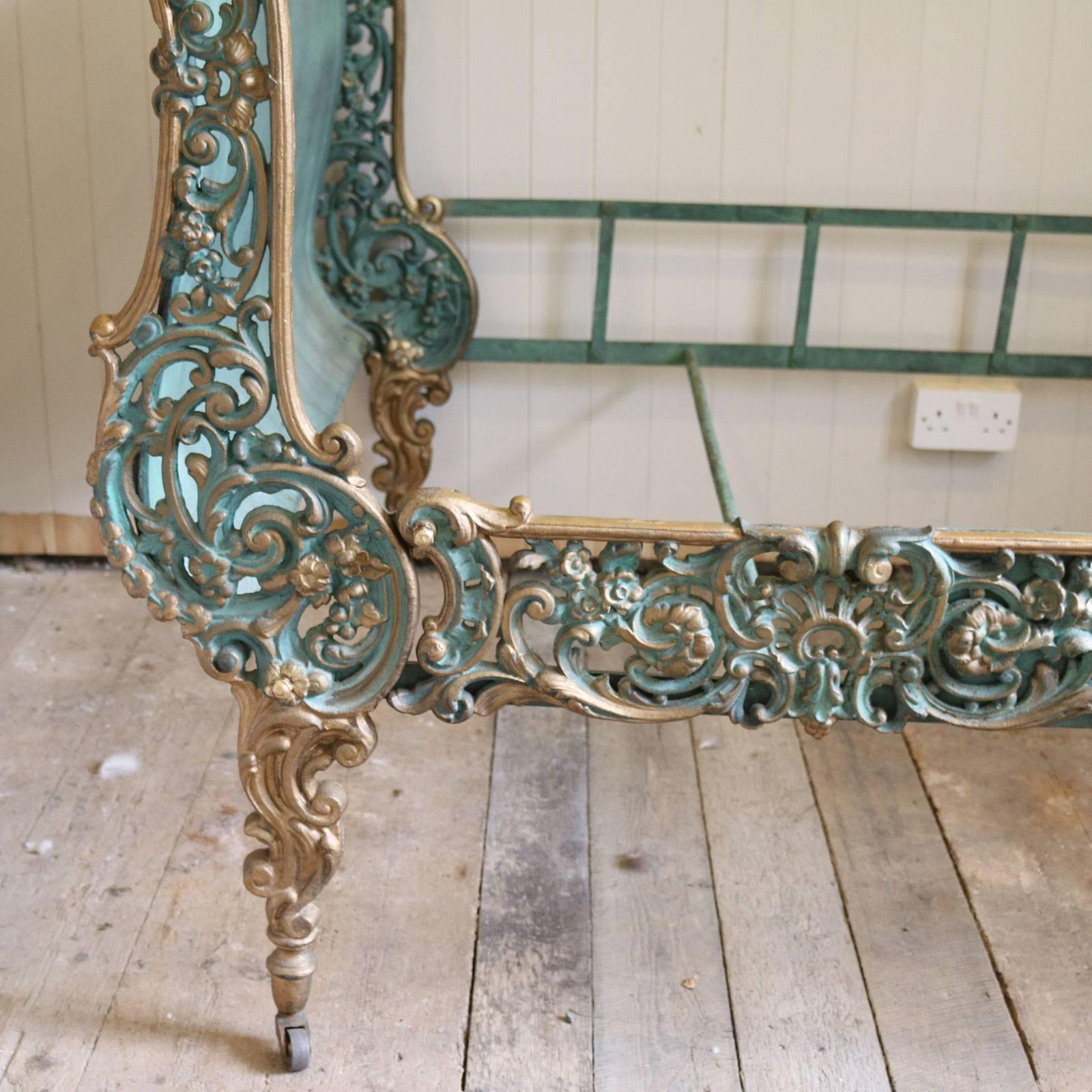 Cast Iron Rococo Daybed, MS20 In Excellent Condition In Wrexham, GB