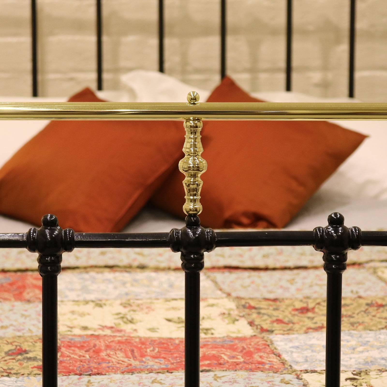 Victorian Double Brass and Iron Bed, MD42