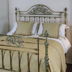 Brass Bedstead with Decorative Fittings