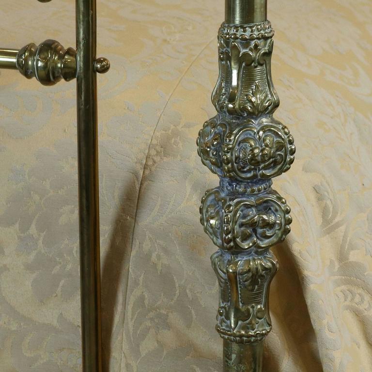 Brass Bedstead with Decorative Fittings at 1stdibs