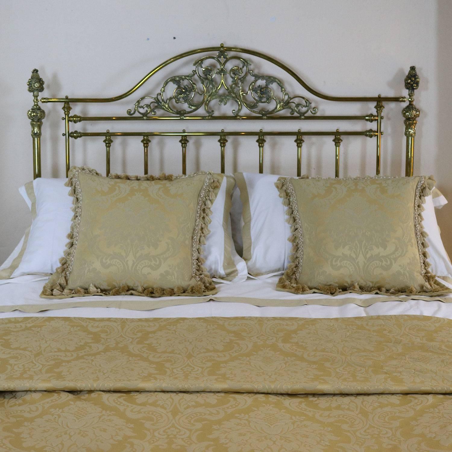 Brass Bedstead with Decorative Fittings 2