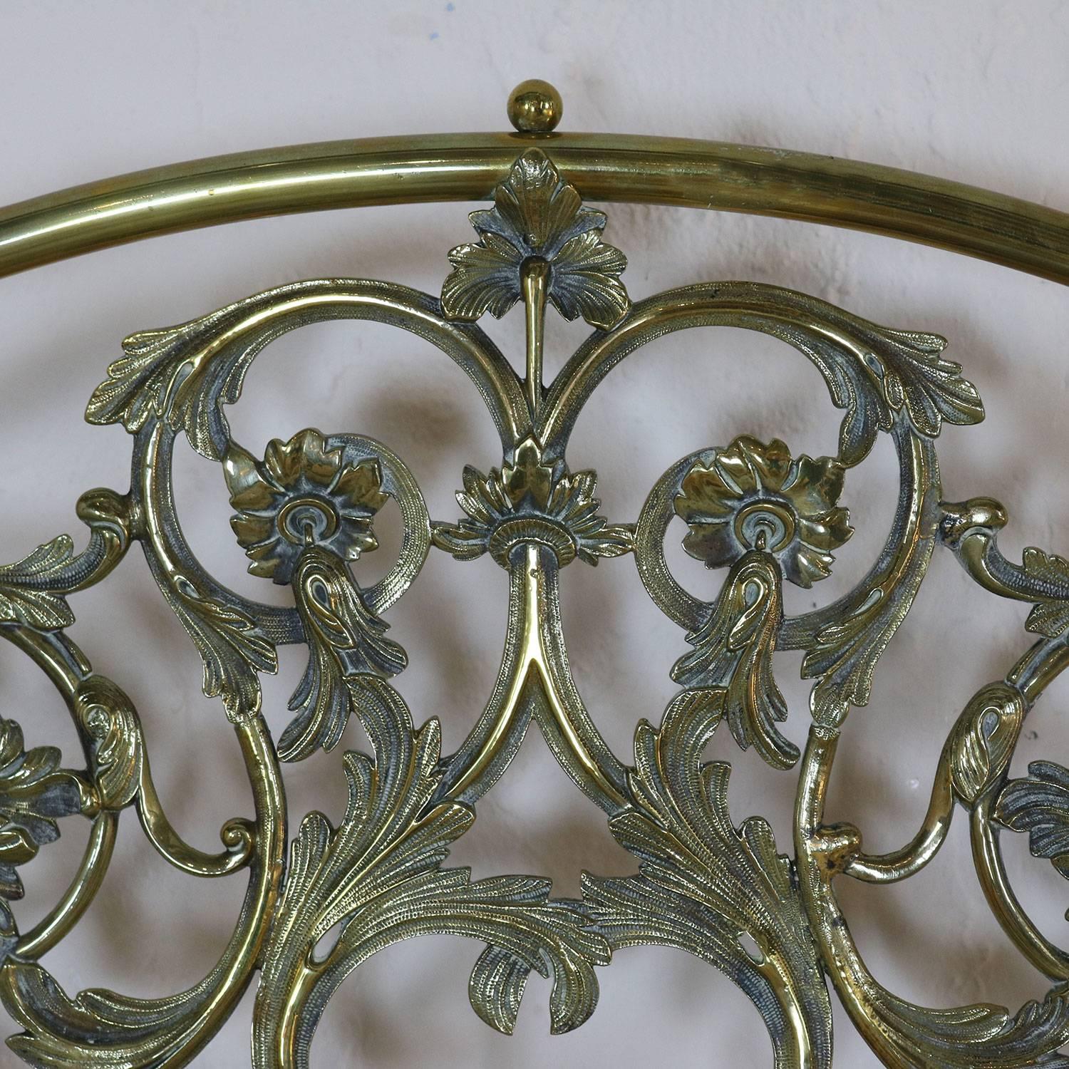 Brass Bedstead with Decorative Fittings 4