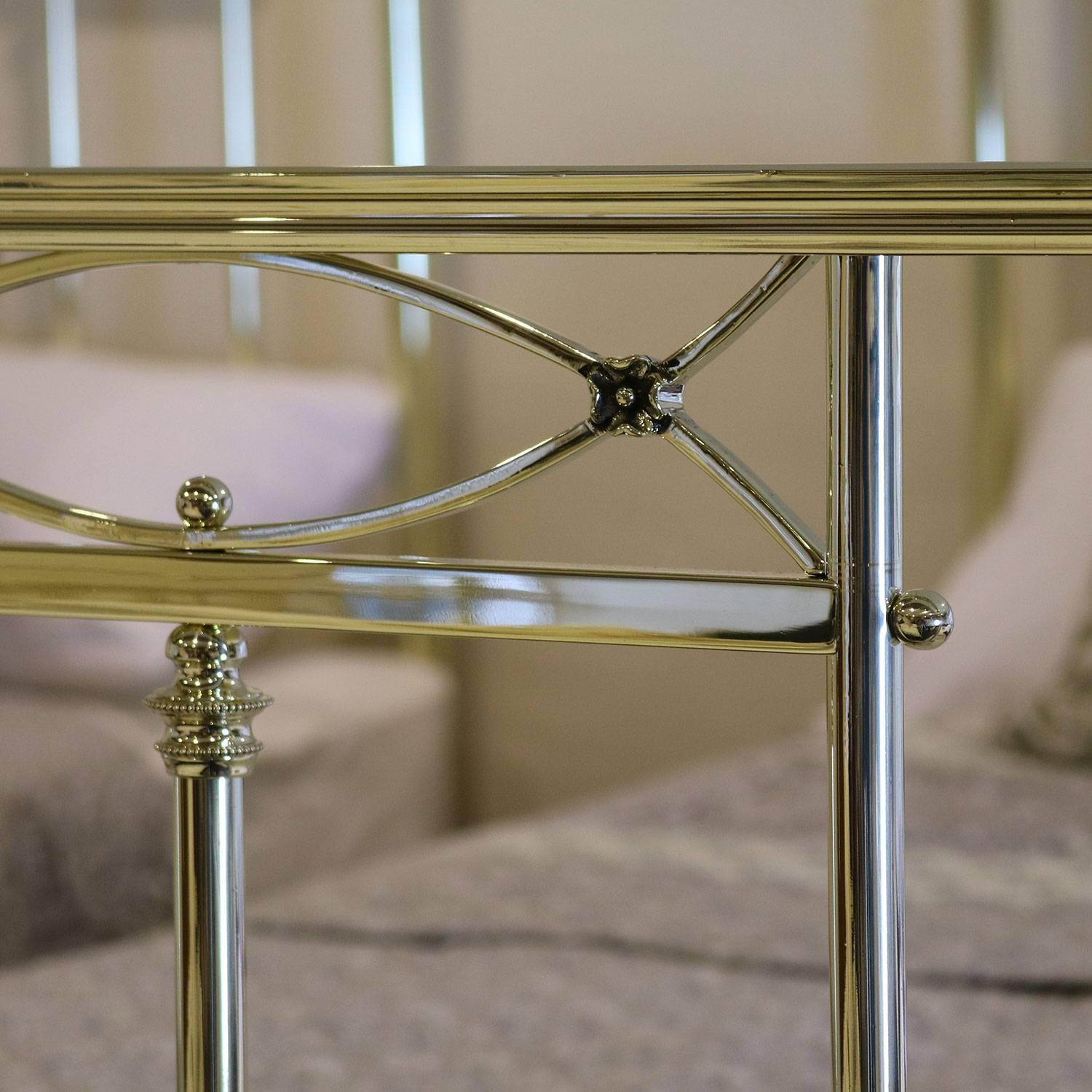 20th Century Matching Pair of Twin Brass Beds MPS20