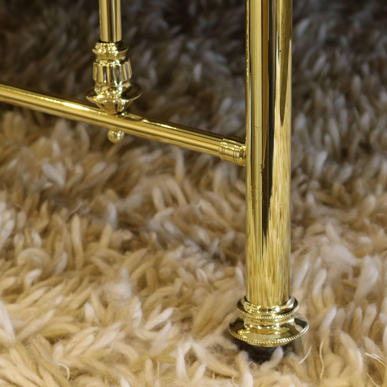 Matching Pair of Twin Brass Beds MPS20 1