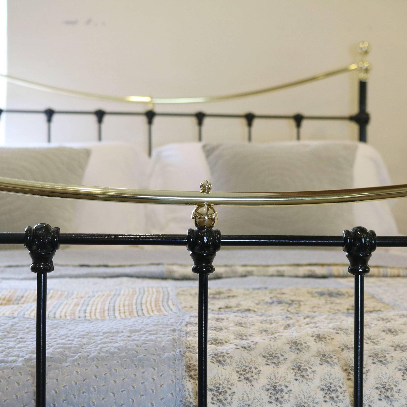 Cast Black Brass and Iron Bed, MK107