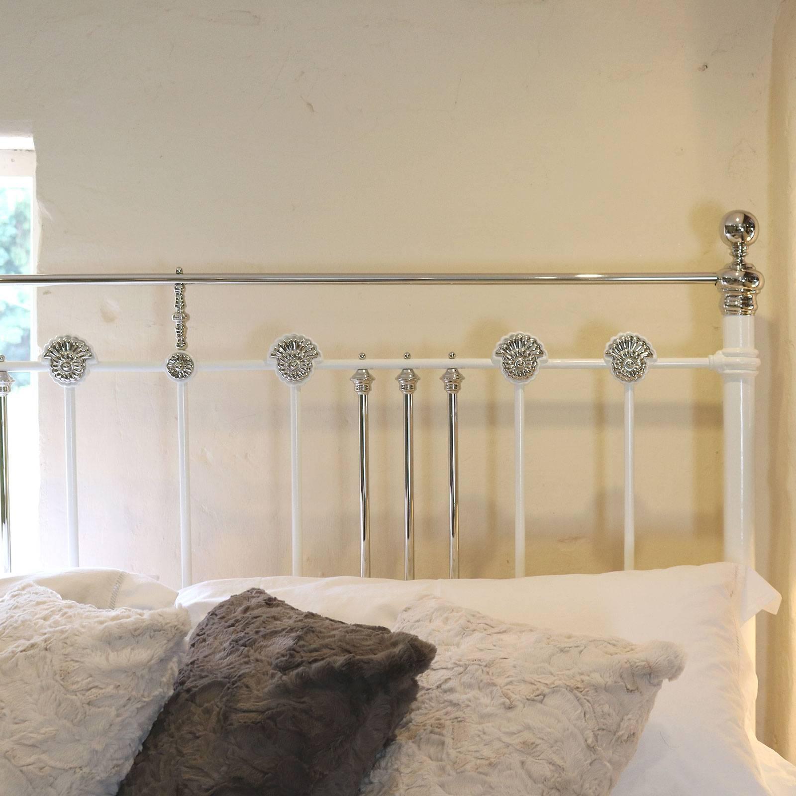 Cast White Iron and Nickel Plated Wide Bed MSK38