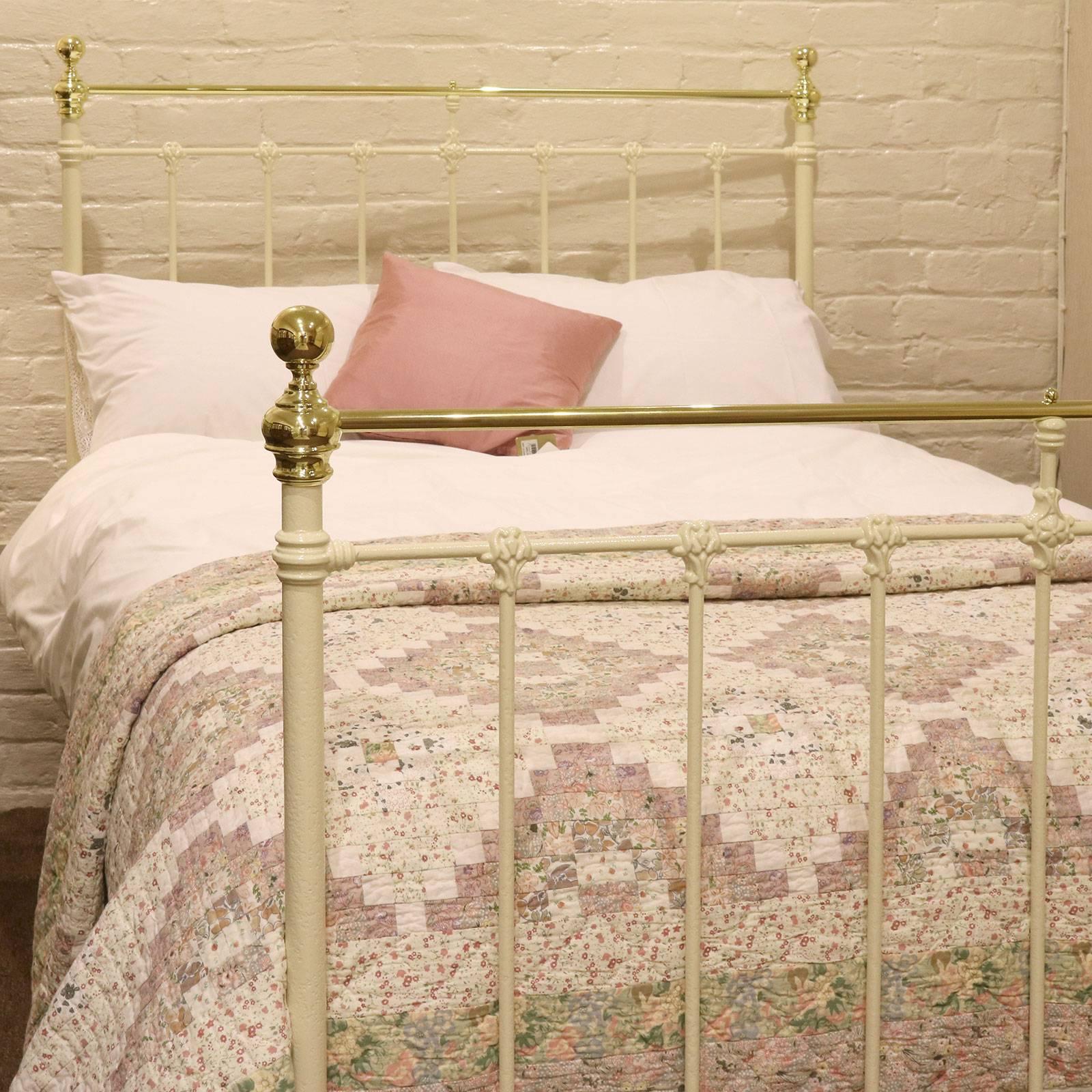 Victorian Double Brass and Iron Bed, MD51