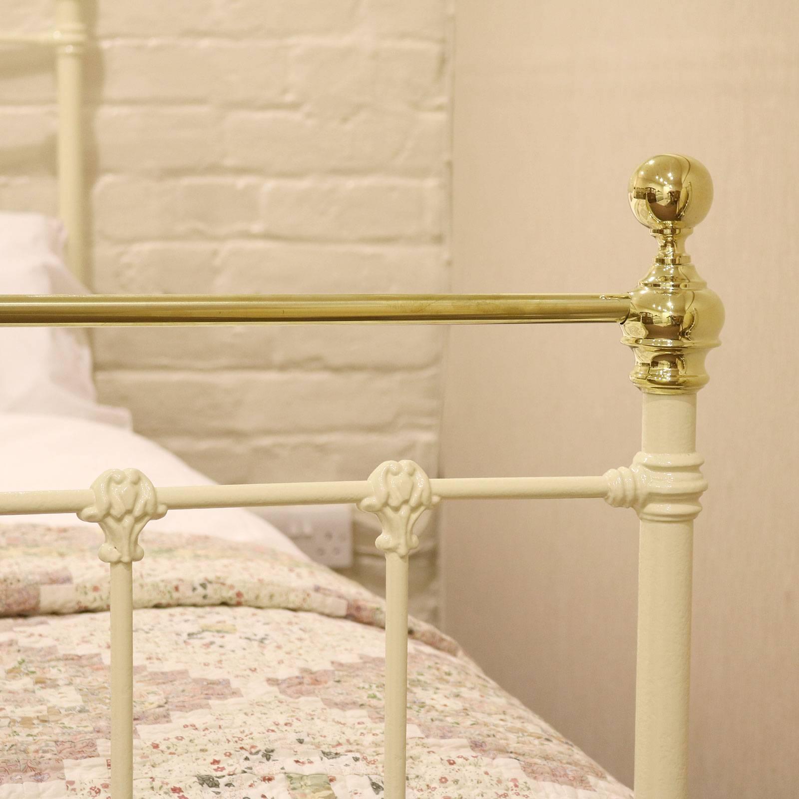English Double Brass and Iron Bed, MD51