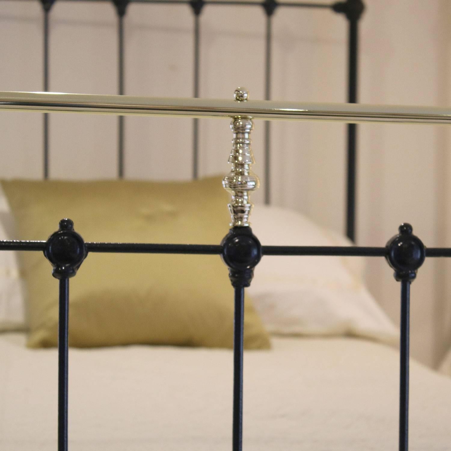 English Matching Pair of Twin Brass and Iron Beds MPS24