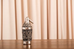 Vintage-Zigarettenhalter aus Silber und Messing mit verziertem Becher
