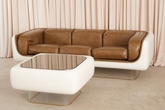 Vintage William Andrus for Steelcase Soft Seating Sofa & Coffee Table Set