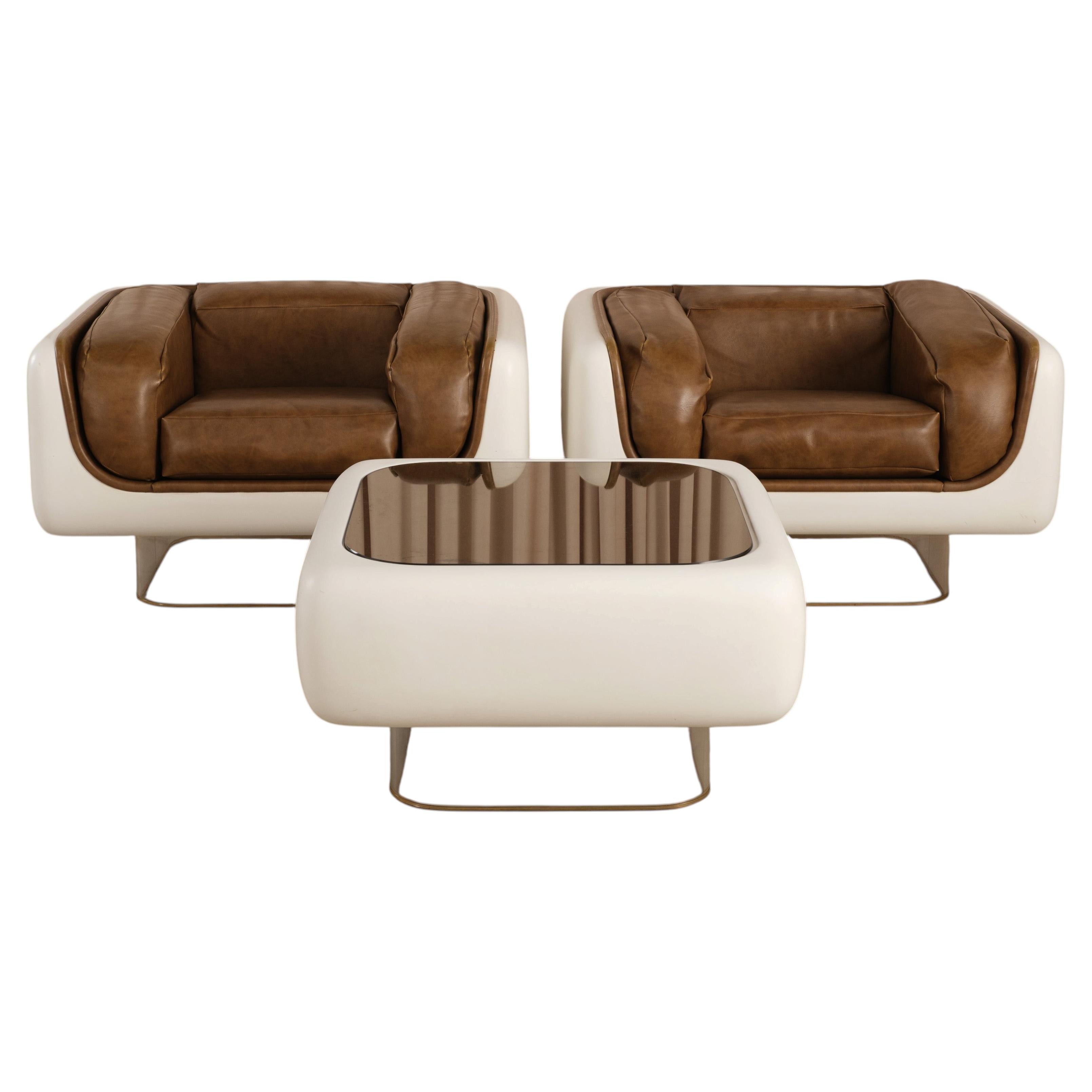 Mid-Century Modern 455 Lounge Chair By Leaver and Portman for