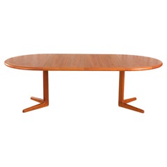 1960s Laurits M. Larsen Extendable Teak Dining Table  Danish Modern Møbelfabrik
