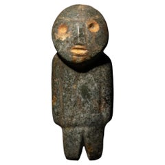 Idole anthropomorphe. Mezcala, État de Guerrero, Mexique. 350-100 av. J.-C. 20 cm.