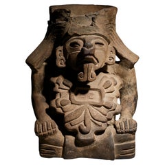 Cinerary Urn. Oaxaca. AD 600–1000. Terracotta. 23 cm high.