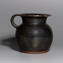 Olpe. Greek, Attic. 5th century BC. Pottery. 9 cm high.