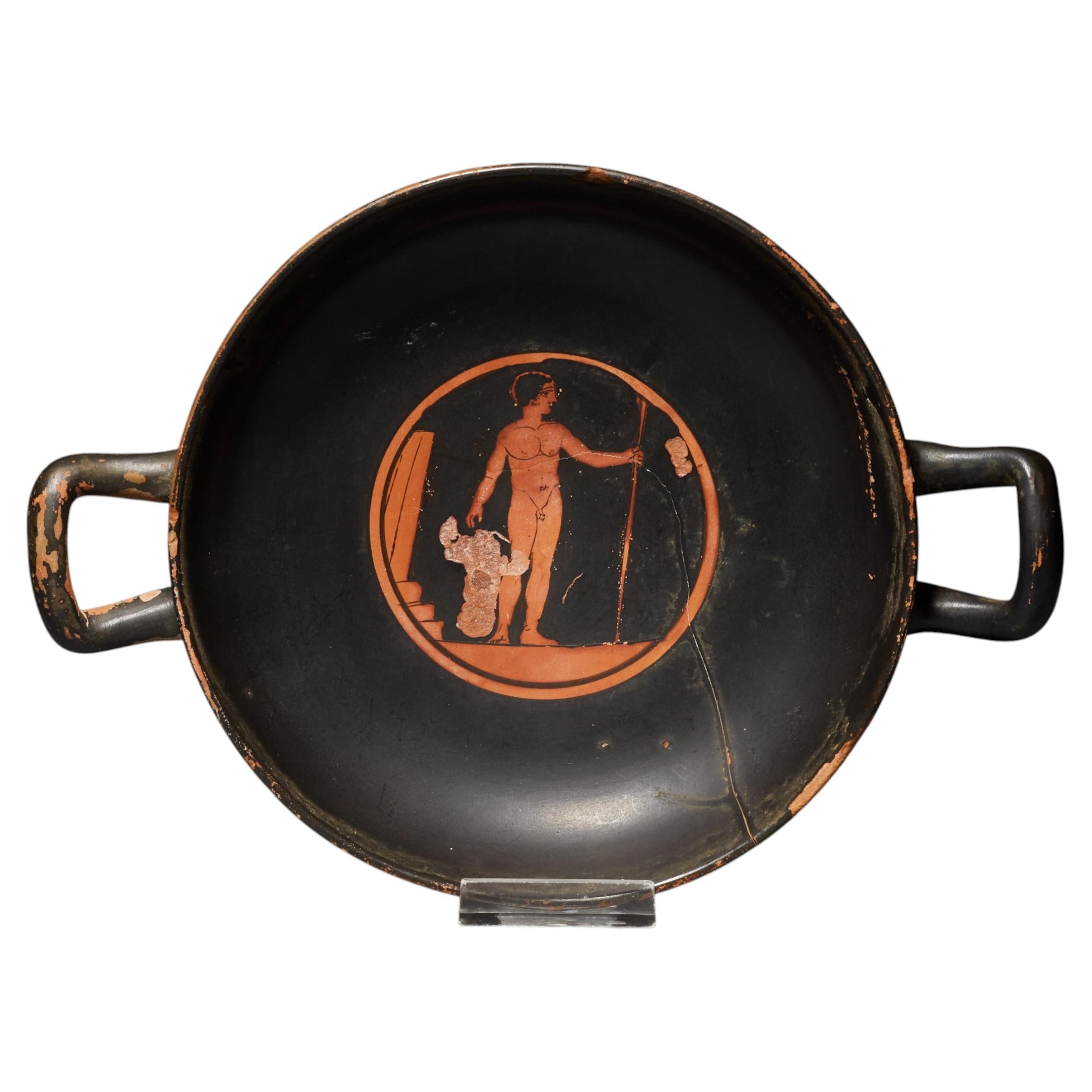 Kylix. Greek, Attic 470–450 BC. Pottery. 22 cm long. For Sale