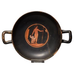 Kylix. Griechisch, attisch, 470–450 v. Chr. Keramik. 22 cm lang.