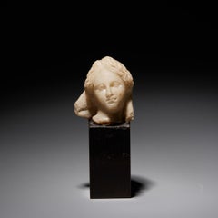 Head of Aphrodite. Ancient Rome, 1st century BC–1st century AD. Alabaster. 4 cm.