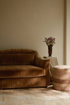 Divano Aria in mohair Teddy di Pierre Frey (Caramel) di Frances Jean