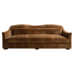 Divano Aria in mohair Teddy di Pierre Frey (Caramel) di Frances Jean