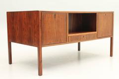 Rosewood Desk by Arne Vodder for Helge Sibast, 1955 - Danish, Mid Century