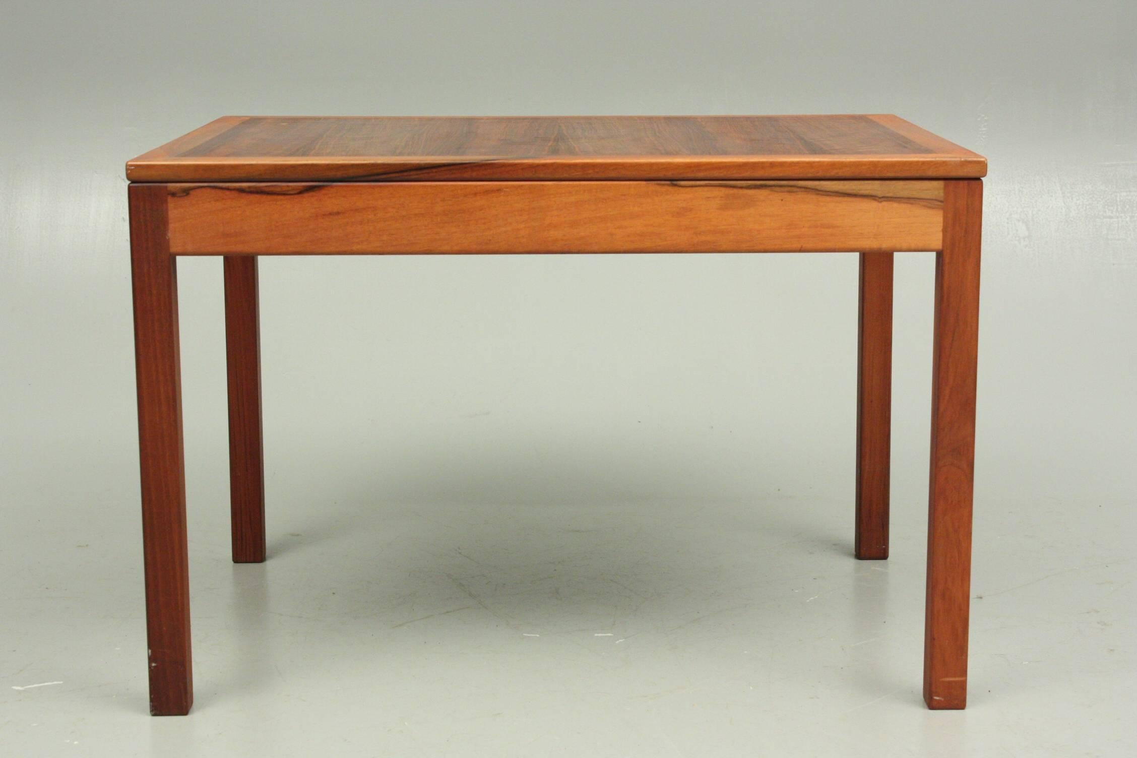 Danish, Mid-Century Walnut Side Table by Børge Mogensen In Excellent Condition For Sale In Houston, TX