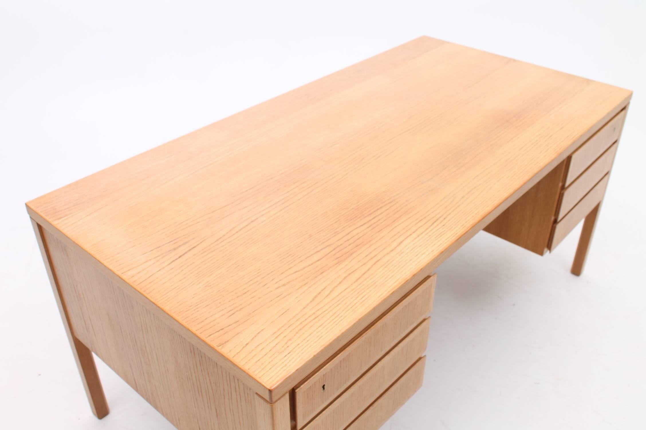 Danish Oak Desk by Gunni Omann for Omann Jun Møbelfabrik