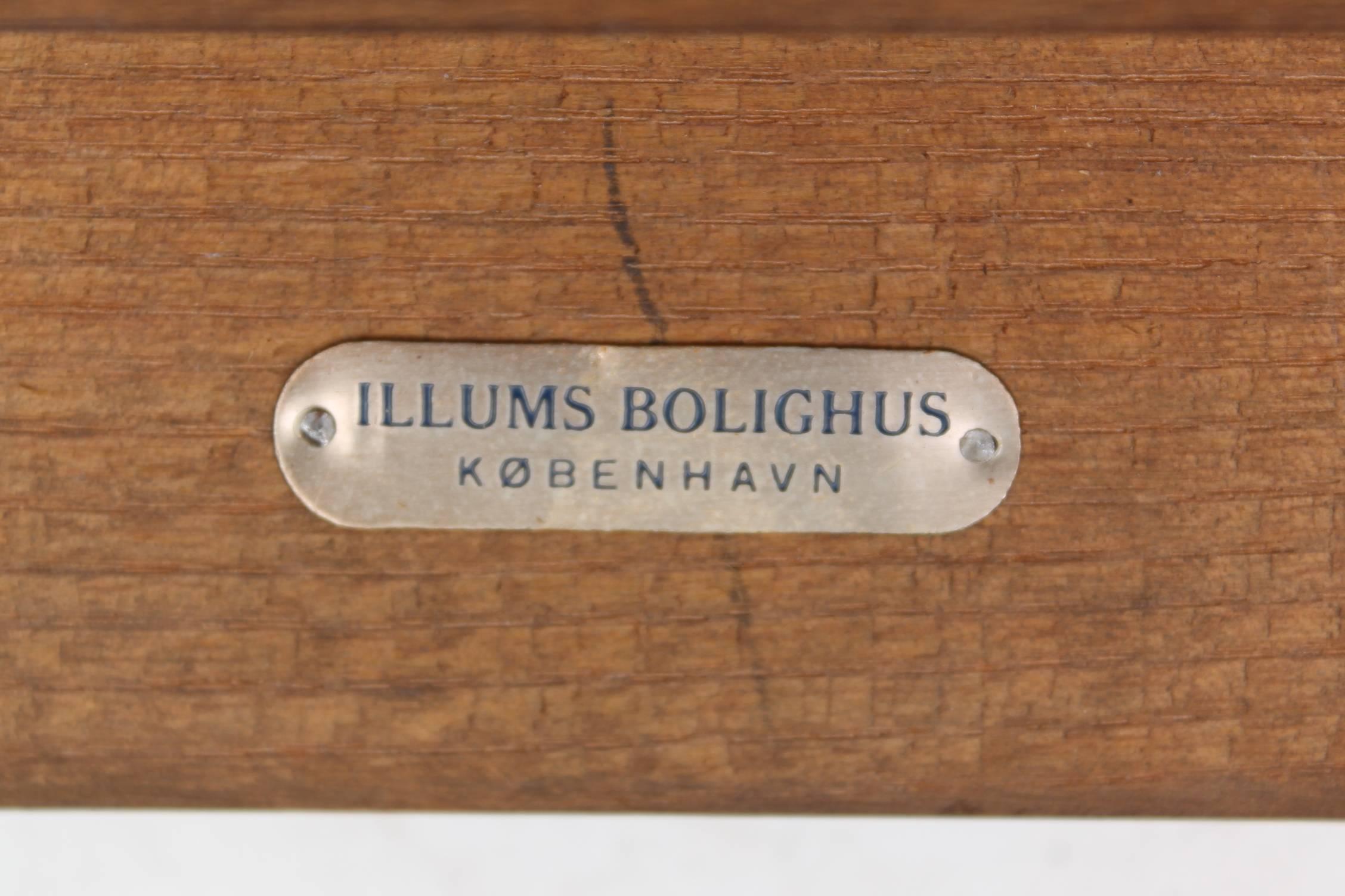 Light Blue and Oak Daybed Designed by Poul Volther for Illums Bolighus In Excellent Condition For Sale In Houston, TX