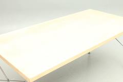 Oak and Steel Desk / Working Table by Hans Wegner for Johannes Hansen