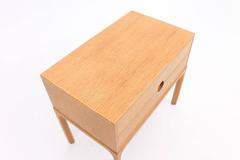 Oak Hallway Unit 'Mirror and Commode' by Aksel Kjersgaard for Odder Furniture