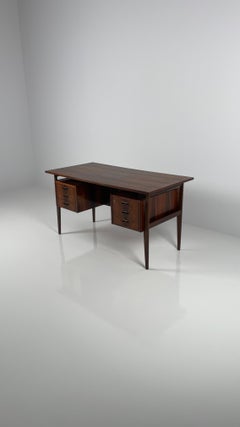Mid-Century Desk by Gunnar Nielsen Tibergaard for Tibergaard, Denmark, 1960s