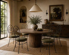 Spiral Iron Chairs, Style of Luigi Serafini for Sawaya & Moroni, 1980s, Set of 6