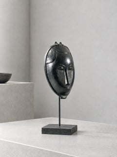 Roger Capron - Masque africain en céramique émaillée n° 2, France, milieu du siècle, 1960