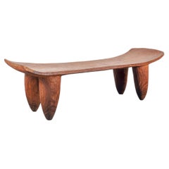 African work - Senufo bench patina wood, XXth century