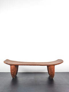 African work - Senufo bench patina wood, XXth century