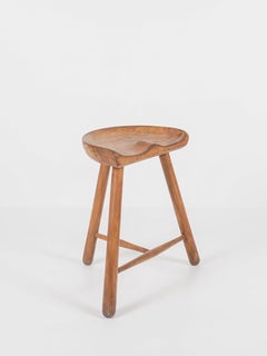 ARNE HOVMAND-OLSEN - ‘Shoemaker’ stool in wood, Denmark, circa 1950