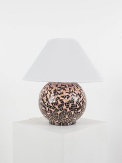 French Mid-century ceramic table lamp talosel, Mid-century, 20th century, 1960s